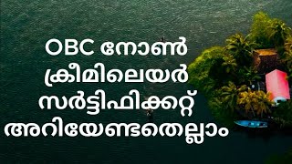 OBC നോൺ ക്രീമിലെയർ സർട്ടിഫിക്കറ്റ് അറിയേണ്ടതെല്ലാം OBC non creamy layer certificate kerala [upl. by Raymonds473]