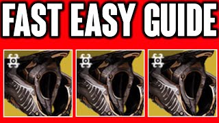 Destiny 2  How To Get Cenotaph Mask New Exotic Warlock Helmet Season of the deep [upl. by Smitty638]