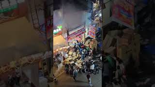 Fire accident near mayur pan shop hyderabad diwali abids viralvideo viralshort viralvideos [upl. by Aneehc397]