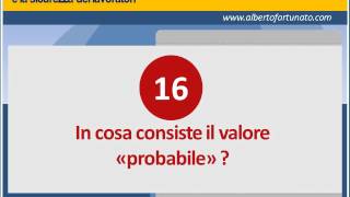 9 Valutazione dei rischiCome misuriamo la probabilità [upl. by Leis599]