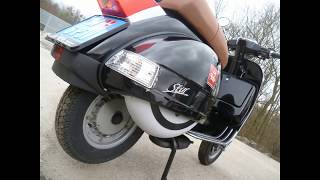 acceleration LML Star 125 Automatica vs VESPA px 125  ROLLERKABINETT WIEN [upl. by Aicirtam423]