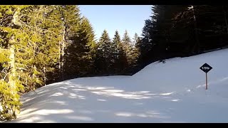 Сербия Копаоник 19Б трасса черная Выезд к подъемнику Serbia Kopaonik 19B slope black [upl. by Tobin255]