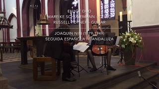 Elliot Duo Play Seguida Espanola IV Andaluza by Joaquin Nin 18791949 [upl. by Sexton]