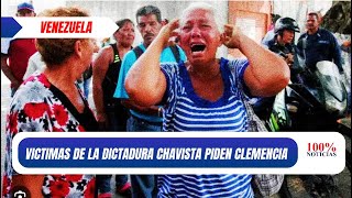 Victimas de la brutal represión de Maduro claman y piden clemencia por presos gravemente enfermos [upl. by Charla291]