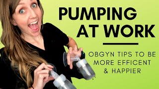 Top 5 Doctor Mom Tips for Pumping Breastmilk at Work [upl. by Brnaby441]