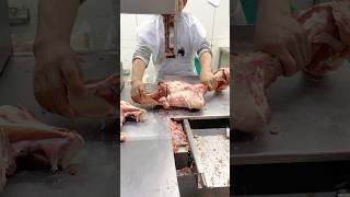 Fastest Beef leg bone marrow steak meat Cutting Skills Machine shorts [upl. by Lynsey]