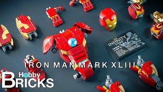 Lego Iron Mark 43  Snap Build [upl. by Gnuhc833]