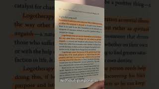 What is logotherapy  ikigai  shortvideo trendingshorts bookreview mustreadbook [upl. by Pollack]