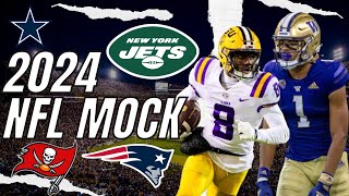 2024 NFL Mock Draft l With Updated NFL Draft Order [upl. by Mallen693]