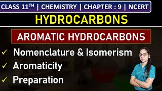 Class 11th Chemistry  Aromatic Hydrocarbons Nomenclature Isomerism Aromaticity amp Preparation [upl. by Arutnev672]