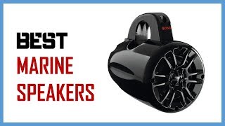 Top 10 Best Marine Speakers [upl. by Arocet]