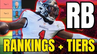 Top 30 Running Back Rankings and Tiers Redraft  2024 Fantasy Football [upl. by Livvyy]