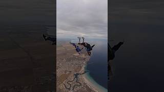 Angle Skydive into Wallaroo Beach saskydiving wallaroo skydiving southaustralia [upl. by Carlee]