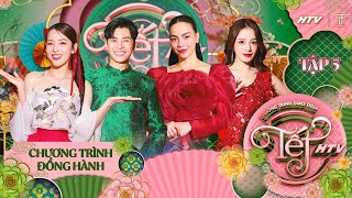 Trấn Thành hội ngộ dàn cast phim Mai Hà Hồ Chi Pu cùng dàn sao chúc tết rực rỡ Tết HTV 2024 [upl. by Brok]