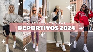 MODA DEPORTIVA CASUAL 2024 MUJER LOOKS SPORT TENDENCIA DEPORTIVA MUJER 2024 [upl. by Ahcmis180]