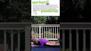 OPEN HEART  GROUND YOUR HIPS [upl. by Persian699]