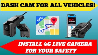 4G Live Dash Camera for CarBus amp Truck [upl. by Innavoj790]