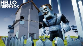 The Neighbor Turned Into A CRAZY CYBORG  Hello Neighbor Mods [upl. by Ailiec]