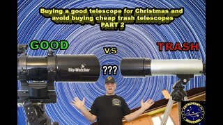 Buying a good telescope for Christmas and avoid cheap trash telescopes Part 2 [upl. by Eiloj612]