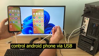 Take Full Control of Your Android Phone Using USB Cable [upl. by Rockwell]