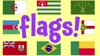 Flags for Kids Part One [upl. by Nomyaw514]