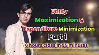 M1C1 Consumer Theory Utility Maximization and Expenditure Minimization Part 1 [upl. by Buchalter147]