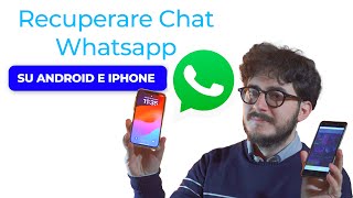 Trasferire le Chat WhatsApp da Android a iPhone anche quelle che sono state cancellate  2 Metodi [upl. by Noissap]