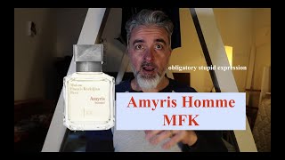 Maison Francis Kurkdjian Amyris Homme  Review [upl. by Adnale321]