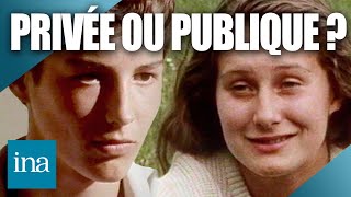 Publique ou privée  À chacun son école en 1985☝️  INA Société [upl. by Polinski]