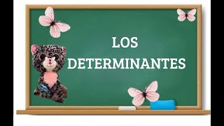 Los determinantes Easy 💫 [upl. by Harwell]