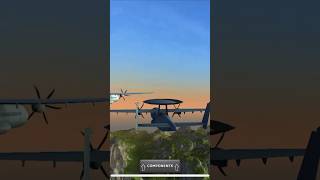 Whoop whoop pull up turbopropflightsimulator pullup stall midaircollision planecrash shorts [upl. by Latyrc]