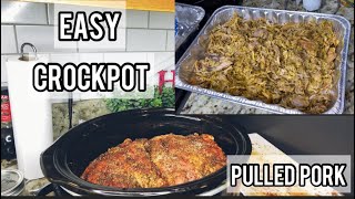 Easy Crockpot Pulled Pork Recipe  Prepper Pantry Meal [upl. by Lucchesi]