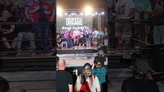 Effy Entrance GCW Hartford 92124 shorts indiewrestling [upl. by Salohcin]