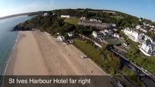 Porthminster Beach Cafe and St Ives Bay Hotel Cornwall FPV 3 June 2013 [upl. by Guria]