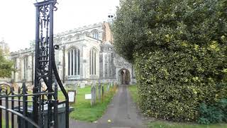 The historic East Bergholt Church and its amazing amp unique 16th century bell cage Suffolk England UK [upl. by Lectra]