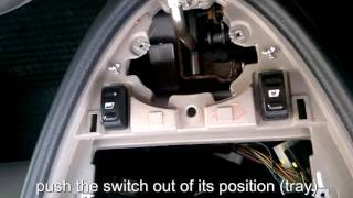 Xsara Picasso  power window switch bulb replacement [upl. by Esnofla]