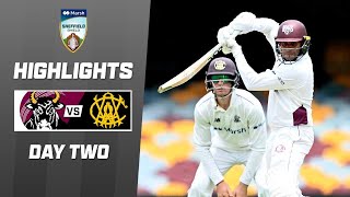 Queensland v Western Australia  Sheffield Shield 202324  Day 2 [upl. by Lynden224]