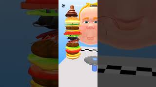 Big XXL burger mix dirty and tasty and veg and non veg mix burger shorts gaming youtubeshorts [upl. by Middendorf]