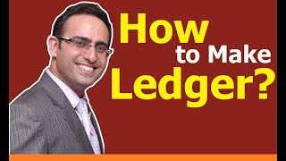 How to make Ledger How to post Journal entries in Ledger accounts Part1 [upl. by Cindee180]