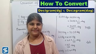 Conversion Of Decigram To Decagram  How To Convert Decigram To Decagram  Decigram To Decagram [upl. by Karin]