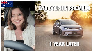 BYD Dolphin 1 Year Later  Review  Australia [upl. by Novets]