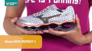 Damen Laufschuhe Mizuno Wave Prophecy 3 [upl. by Atilam464]