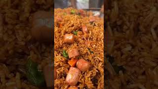 Ghana jollof rice with a great taste foodies ghanajollof [upl. by Acirret]