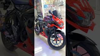 Suzuki GSXR150 Black amp Red Colour Modified shorts gsxr150 gsxr modified newtoyou bikecity [upl. by Nashom]