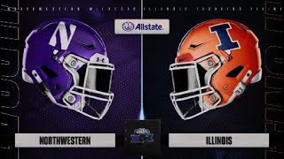 Fighting Illini vs Northwestern Wildcats EA SPORTS College Football 25 [upl. by Nirrok]