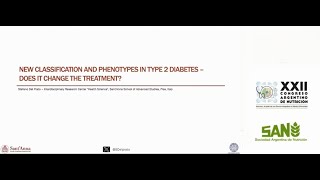 Conferencia Nueva clasificación y fenotipos en diabetes tipo 2 ¿Cambia el tratamiento  XXII CAN [upl. by Airetnahs]