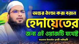 অন্তর ঠান্ডা করা বয়ান মাওলানা ইসমাইল হোসেন বুখারীর নতুন ওয়াজ ২০২৪ Ismail Bukhari Kasiani Waz [upl. by Ainessey68]