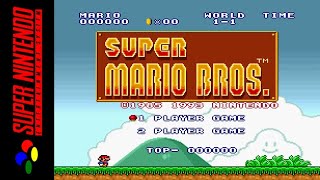 Longplay SNES  Super Mario AllStars  Super Mario Bros HD 60FPS [upl. by Silda113]