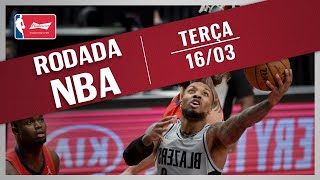 RODADA NBA 1603  LILLARD ILUMINADO SHOW DE ZACH LAVINE TOP 10 E MUITO MAIS [upl. by Tolmann]