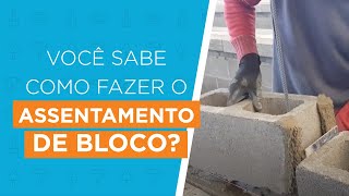 Como assentar bloco Estrutural cerâmico [upl. by Shushan]